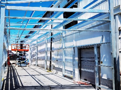 【天譜安鋼結構出口案例】——美國華盛頓州溫哥華冰鮮鋼結構倉庫